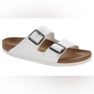 BIRKENSTOCK ARIZONA WHITE BIRKO-FLOR